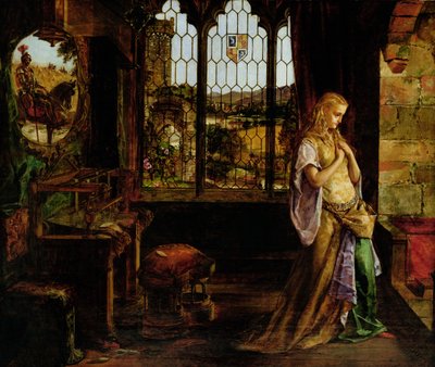 The Lady of Shalott, 1858 by William Maw Egley